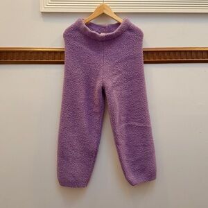 Cozy Fluffy Purple Pajamas Pants